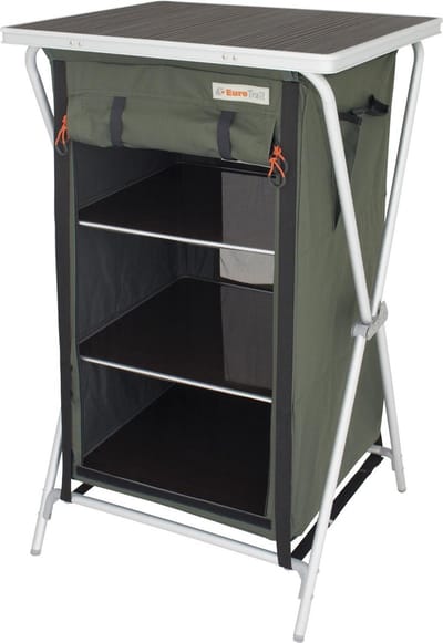 Eurotrail Campingkast Aubenas 98 X 60 Cm Aluminium/mdf Groen