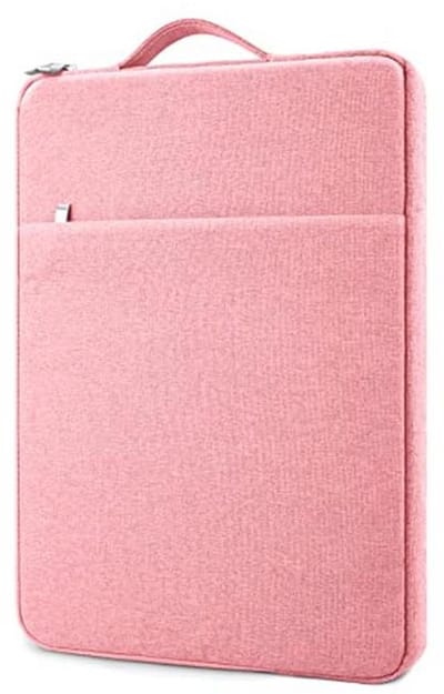 Laptophoes 15,6 inch - Sleeve Bag met Handvat voor Notebook en Chromebook - Roze