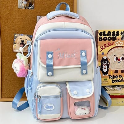 Schooltassen voor kinderen Basisschool Meisjes Middelbare School Meisjes met Meerdere Zakken Meisjes met Hoge Looks Leuke Rugzakken