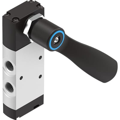 Festo 5/2 Monostabiele Handbedieningsklep G1/4 1200l/min -0,95 - 10bar/-14 - 145psi - 4165856