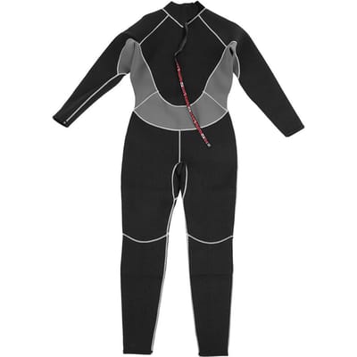 KEEP DIVING Neopreen Heren Buiten UV-bescherming Lange Mouwen Duikpak Surfen Wetsuit M gray