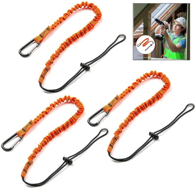 Unyqoos® Set van drie elastische kabelhaken voor veilig en efficiënt gereedschapgebruik