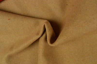 30 meter wol stof op rol - Beige - 78% Polyester / 22% Wol