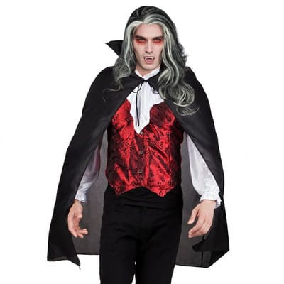 Boland Vampier set - cape en tanden - dracula - halloween/horror - verkleden