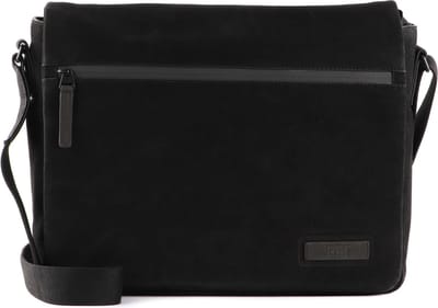 JOST Schoudertas Laptoptas met laptopvak Voxholm Shoulderbag Black Zwart