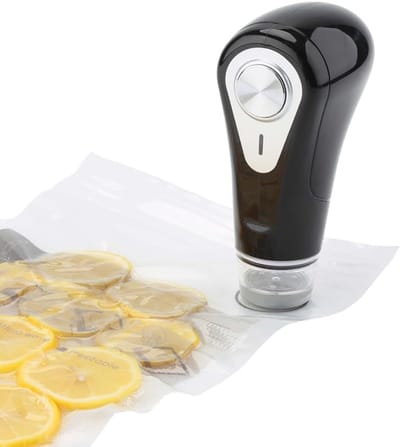 Draadloze en Handmatige Vacuümsealer voor Voedselbehoud | Inclusief Herbruikbare Zakken | USB Oplaadbaar
