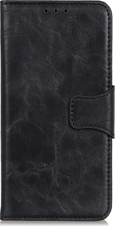 Shop4 - Realme 8 Pro Hoesje - Wallet Case met Pasjeshouder Cabello Zwart