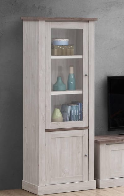 Belfurn - Kolomkast glasdeur Elyna in landelijke stijl