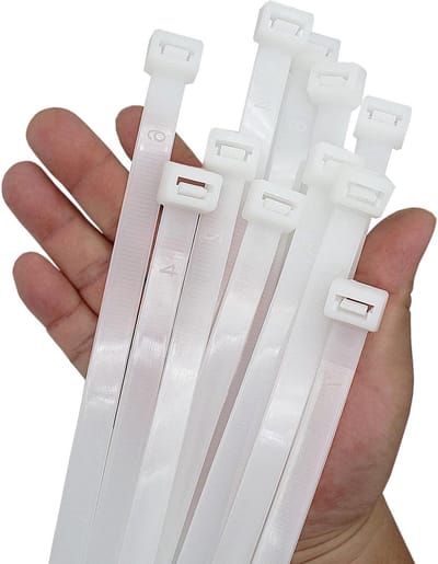 Extra brede ritssluitingen - Kabelbinders heavy duty - Bundelen en organiseren - 250 lbs treksterkte - 60 cm 12 stuks