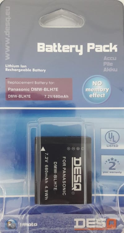 Desq Photo Panasonic DMW-BLH7