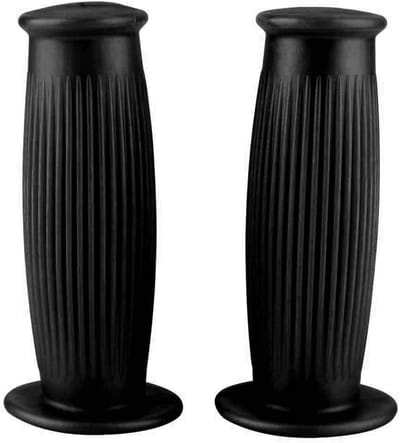 Cosensi - Dailygoody - Universele Motorfiets Grip - Oldtimer TPU Handvat - Zwart - Duurzaam en Comfortabel - Geschikt voor Diverse Motoren
