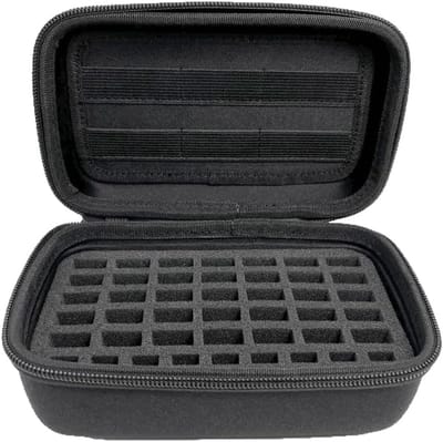 USB-stick houder - Geheugenkaart organizer - Accessoires opbergen - Water- en schokbestendig - 18x105x8cm - Zwart