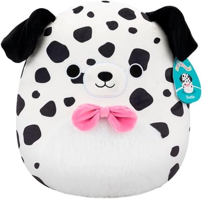 Pluchen Pup - Knuffel Dier - Kinderkamer Decoratie - Uniek Personage - 30 cm - Wit