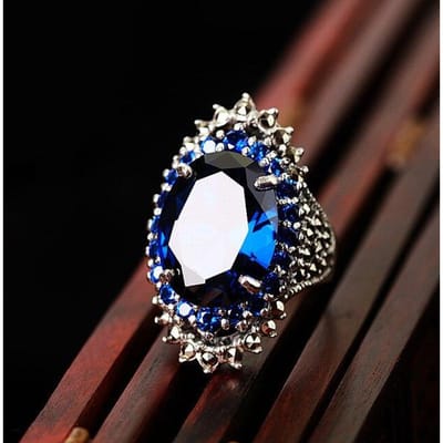 Grote ovale stenen trouwring charme mannelijke vrouwelijke grote robijnrode ring vintage 925 sterling zilveren verlovingsringen voor mannen en vrouwen 9 white