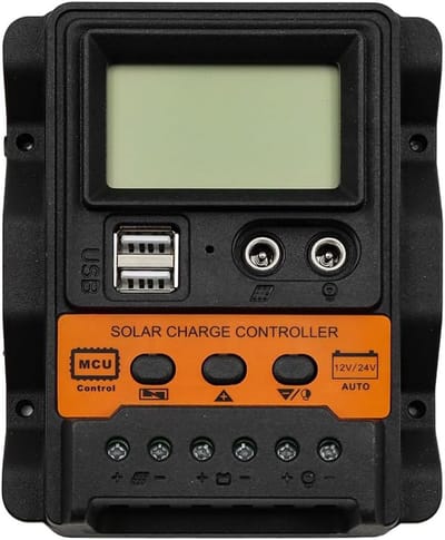 MPPT Solar Laadregelaar 12V/24V 30A met LCD Display en Dubbele USB