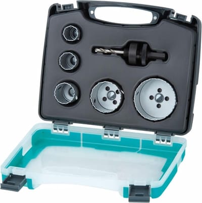 Wolfcraft 3498000 Gatenzaagset 7-delig 20 mm, 29 mm, 35 mm, 51 mm, 68 mm 1 set(s)