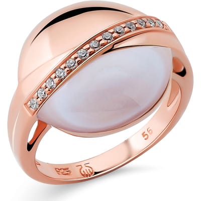 Orphelia Dames 925 Sterling Zilveren Ring - Roze ZR-7506/RG