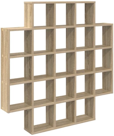 vidaXL - Wandplank - Sonoma - Eiken - 100 - x - 13 - x - 100 - cm - Bewerkt - hout