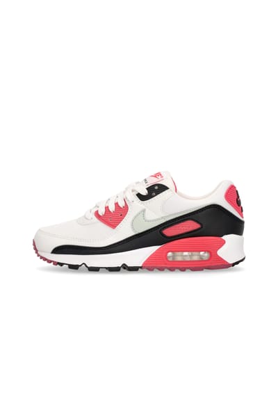 Vrouwen Lage Schoen Wmns Air Max 90 Wit/licht Zilver/aster Roze/zwart