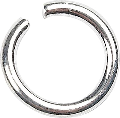 Ringen, afm 7 mm, dikte 1 mm, verzilverd, 400 stuk/ 1 doos