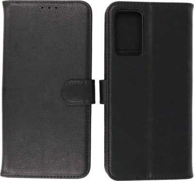 Oppo Find X5 Lite Hoesje - Book Case Telefoonhoesje - Kaarthouder Portemonnee Hoesje - Wallet Cases - Zwart