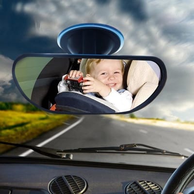 Universele Interieur Spiegels met Zuignap voor Auto, Boot, SUV en Van - 200 x 60mm Veiligheid en Zichtbaarheid