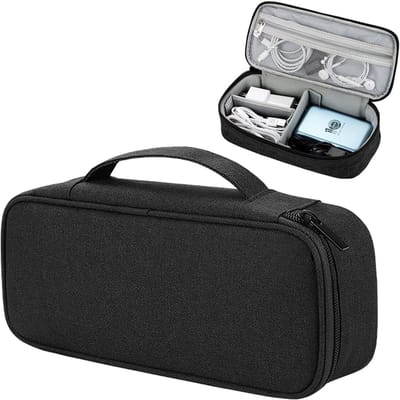 SnelShoppen - Travel Tech Case, Draagbare Kabel Organizer, Elektronica Accessoires Organizer voor Opladers, Kabels, Oordopjes, Powerbank, Hard Drive,