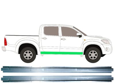 Binnenste reparatie dorpel voor Toyota Hilux 2005-2015 / Links + Rechts / Set