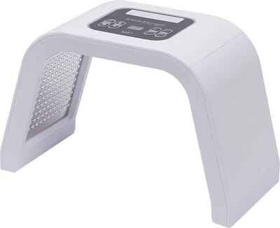 Hanimo Infraroodlamp - Roodlicht Therapie - Infraroodlamp voor gezicht - Red Light Therapy - Huidverbetering - Acne Behandeling - Infrarood skincare - Lichttherapie Lamp - 7 kleuren LED-lamp
