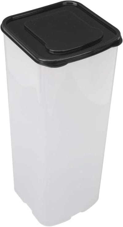 Broodcontainer Doos - Brood Bewaarbak - Brood Vers Houden - Grote Capaciteit - 36x14x14 cm - Zwart