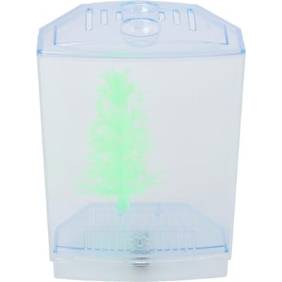 Mini Vis Tank Aquarium Transparant Waterplanten Kweekbak Broedbak Incubator(single)