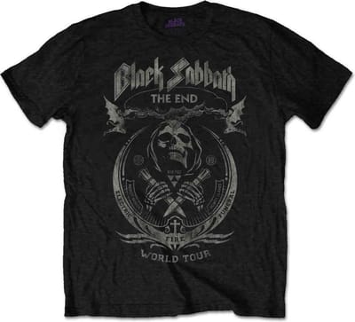 Black Sabbath - The End Mushroom Cloud Heren T-shirt - XXL - Zwart