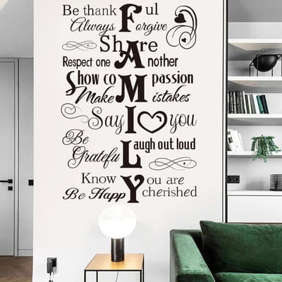 Dailygoods- Muursticker Inspirerende Citaten - Wanddecoratie Woonkamer - Muurstickers Slaapkamer - Muurstickers Kinderen - Vinyl Waterdicht - Eenvoudig aan te brengen en te verwijderen
