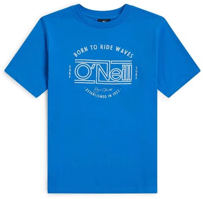 O´neill Muir T-shirt Met Korte Mouwen Blauw 5-6 Years Jongen