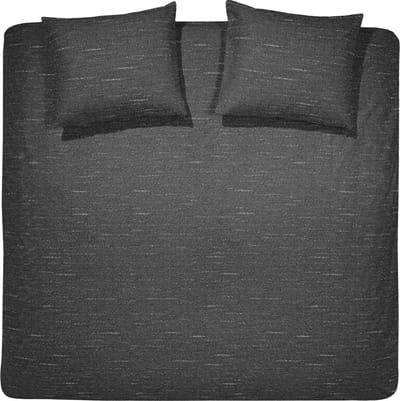 Damai Dekbedovertrekset bio katoen hombre black 2 persoons dekbedovertrek 200 x 200 cm + 2 slopen 80x80 cm
