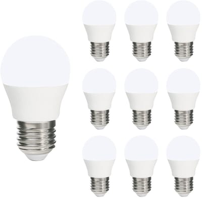 VITO LED Kogellamp G45 E27 - 9W (vervangt 60W) - 828lm - 6400K - 220-240V - Ø47mm - Energiezuinig - 10 stuks