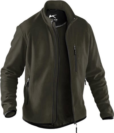 KUBLER WEATHER 12425369 Fleece Werkjas HEREN Veiligheidsjas Olijf - Stretch - Ademend - Oeko Tex Gecertificeerd