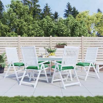 vidaXL - Palletkussens - 6 - st - 50x50x7 - cm - oxford - stof - groen