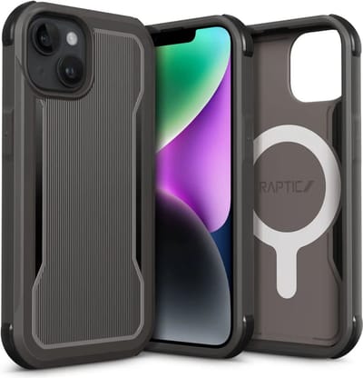 Raptic Fort MagSafe Apple iPhone 14 Plus Hoesje Militair Getest Zwart
