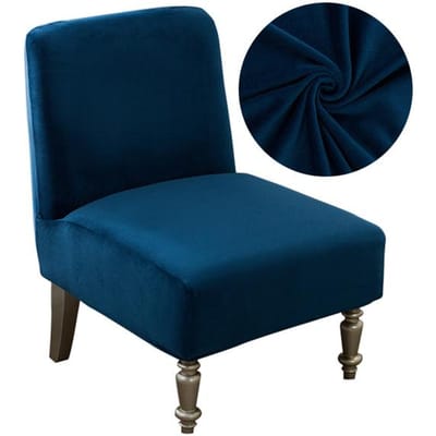 Housse de chaise d'appoint simple sans accoudoirs Housses de siège extensibles Housses de chaise de canapé bon marché Grandes housses de futon élastiques pour le salon Universal Size