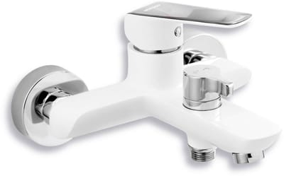 Novaservis Nobless Tina - Opbouw badkraan, wit/chroom 38020/1,1