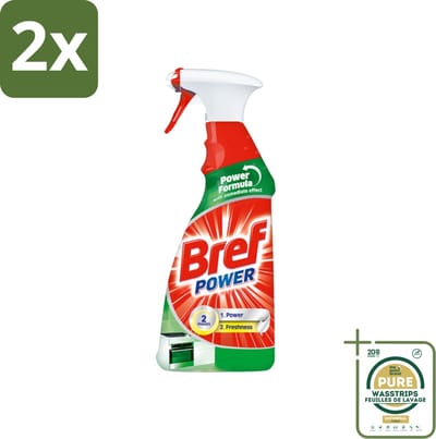 Bref Power - Keukenreiniger - Spray - Ontvetter - 750 ml - Voordeelverpakking - 2 stuks - Schoonmaakmiddel - Keukenspullen