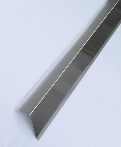 Dakafwerkingsplaat - Gevelplaat Dakrand - Dakrand Afwerken - 90 Graden Hoek - 35x60mm 2m - Aluminium Blank