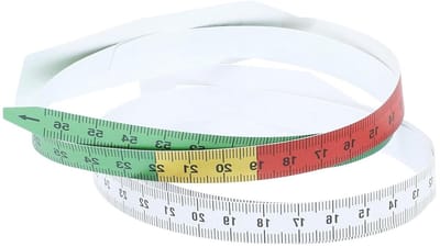 Hoofd Arm Meetlint - Meetliniaal Omtrek - Kindergeneeskunde Meten - Duidelijke Markeringen - 2 Stuks 62 cm - Groente