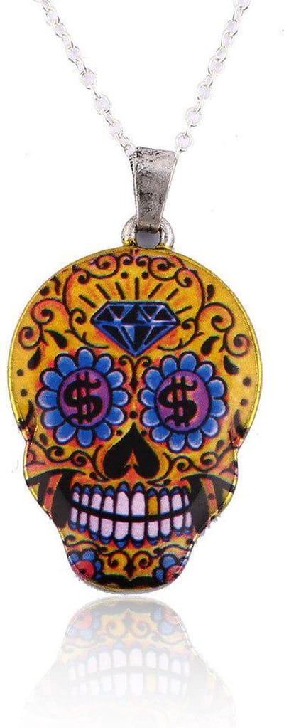 24/7 Jewelry Collection Schedel Ketting - Halloween - Skelet - Diamant