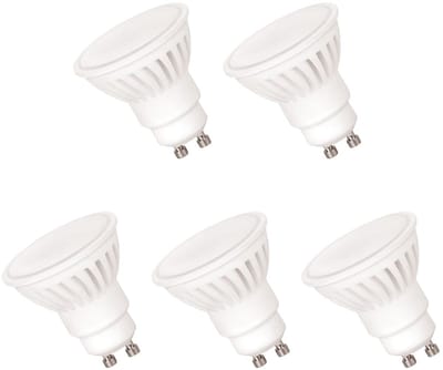 Spectrum LED Lamp GU10 10W - 230V - 830 Lumen - 3000K Warm Wit - Gezellig licht - Energiezuinig - 5 stuks