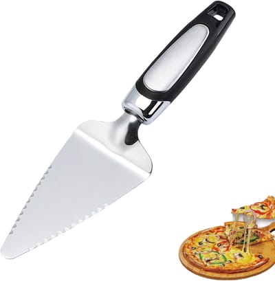 Taartschep En Snijder | Roestvrijstaal Met Getande Rand | Taart Snijder Taartmes | Voor Keuken Bakken Familiediner Restaurant Dessert Housewarming Thuisbakkers en Chef-
