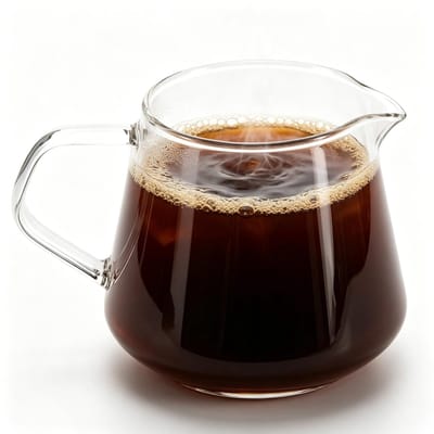 Dailygoods- Koffiezetapparaat - Deelbeker 650 ml - Glas met hoog borosilicaatgehalte - Transparant ontwerp - Voedselveilig materiaal - Geschikt voor 3-4 personen