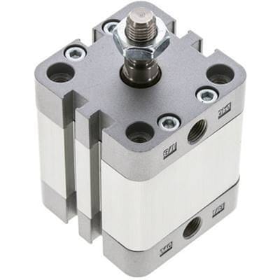 ISO 21287 Compacte Dubbelwerkende Cilinder 40-20mm - Magnetisch - Mannelijke Stang