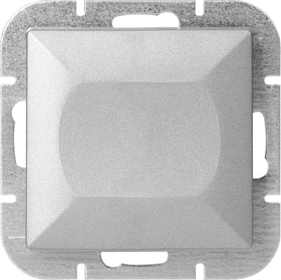 Deurbelknop voor Inbouwmontage 10A 250V Drukknop - Pearl-Serie IP20 (zilver)